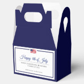 Classy Navy Patriotic Thmed | Vierbox Bedankdoosjes (Geopend)