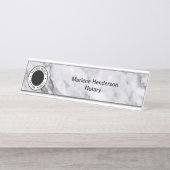 Classy Notional Public Emblem Office Bureau Naambordje (Voorkant)