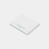 Classy of the Desk of Monogram Post-it® Notes (Schuin)