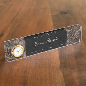 Classy Office Executive Desk Nom Plaque (Taille)