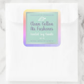 Classy Ombre Rainbow Pink Étiquettes d'emballage d (Sac)