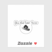 Classy onroerend goed uitgesneden sticker (Vel)