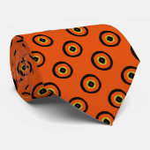 Classy Orange and Black Stropdas (Opgerold)