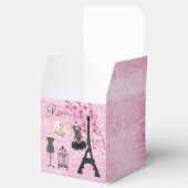 Classy Paris Mode Eiffeltoren Bedankdoosjes (Geopend)