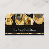 Classy Party Planner en Organisator Visitekaartje (Voorkant)