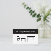 Classy Party Rental Center Cartes de visite (Debout devant)