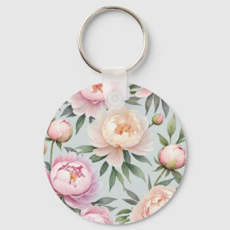 Classy Peony Sleutelhanger