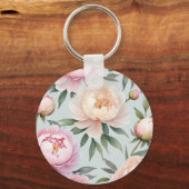 Classy Peony Sleutelhanger (Achterkant)