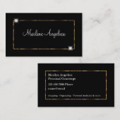 Classy Personal Concierge Assistant Visitekaartje (Voorkant / Achterkant)