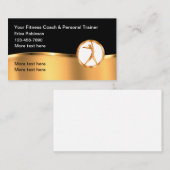 Classy Personal Fitness Coach Visitekaartje (Voorkant / Achterkant)