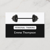 Classy Personal Fitness Trainer Cool Visitekaartje (Voorkant)