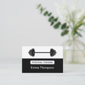 Classy Personal Fitness Trainer Cool Visitekaartje (Staand voorkant)