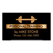 Classy Personal Trainer Magnetisch Visitekaartje (Voorkant)