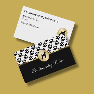 Classy Pet Groomer Visitekaartjes