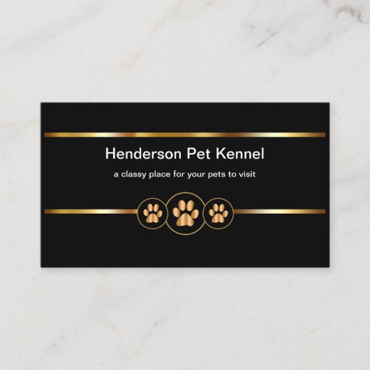 Classy Pet Kennel Visitekaartje (Voorkant)