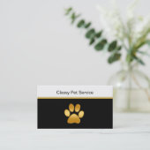 Classy Pet Service-Visitekaartjes Visitekaartje (Staand voorkant)