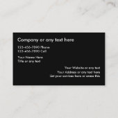 Classy Pet Sitter Visitekaartjes (Achterkant)