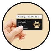 Classy Pet Sitter Visitekaartjes