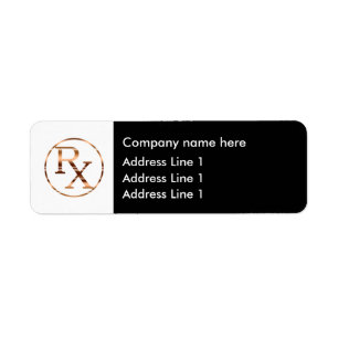 Classy Pharmacy Retours Adresse Sticker Étiquettes