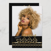 Classy Photo Afstuderen - 20XX Uitnodiging (Voorkant / Achterkant)