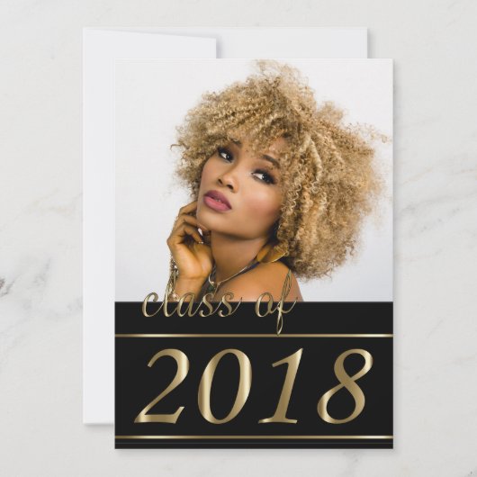 Classy Photo Graduation Kaart (Voorkant)