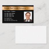 Classy Photo Real Estate Visitekaartjes (Voorkant / Achterkant)