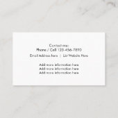 Classy Physical Therapist Design Visitekaartje (Achterkant)