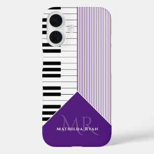 Classy Piano Keys   Koninklijk paars iPhone 16 Hoesje