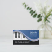Classy Piano Teacher Visitekaartje (Staand voorkant)