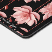 Classy Pink Lotus Desk Mat (Hoek)