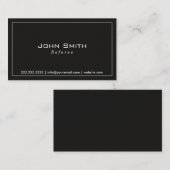Classy Plain Dark Referee Visitekaartje (Voorkant / Achterkant)