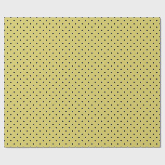 Classy Polka Dot Pattern Wrapping Paper Roll Cadeaupapier (Vlak)