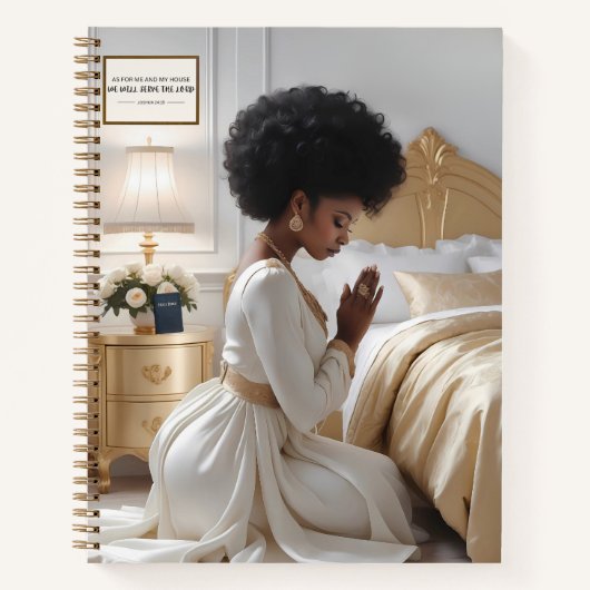 Classy Praying Mother Softcover Notitieboek (Voorkant)