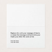 Classy Professional Mini - Hartelijk dank voor uw  Visitekaartjes (Binnenkant ongevouwen)