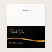 Classy Professional Mini - Hartelijk dank voor uw  Visitekaartjes (Buitenkant ongevouwen)