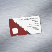 Classy Real Estate Agent Magnetisch Visitekaartje (Voorbeeld)