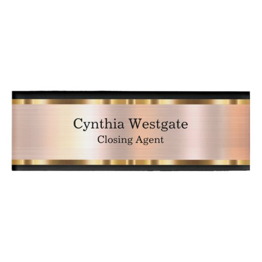 Classy Real Estate Closing Agent Naambadge (Voorkant)