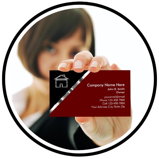 Classy Realtor Cartes de visite immobiliers