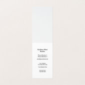 Classy Realtor Deux Cartes de visite pliés (Intérieur déplié)