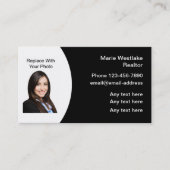 Classy Realtor Immobilier Cartes de visite (Devant)