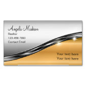 Classy Realtor Magnet Carte de visite unique (devant)