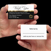 Classy Referral Dank u kaarten