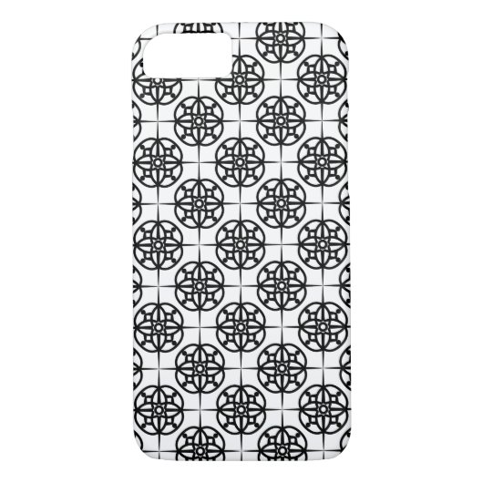 Classy Retro Vibe geometrisch patroon Case-Mate iPhone Case (Achterkant)