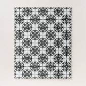 Classy Retro Vibe geometrisch patroon Legpuzzel (Verticaal)