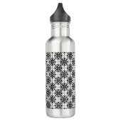 Classy Retro Vibe geometrisch patroon Waterfles (Links)