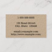 Classy Rheumatologist Visitekaartje (Achterkant)