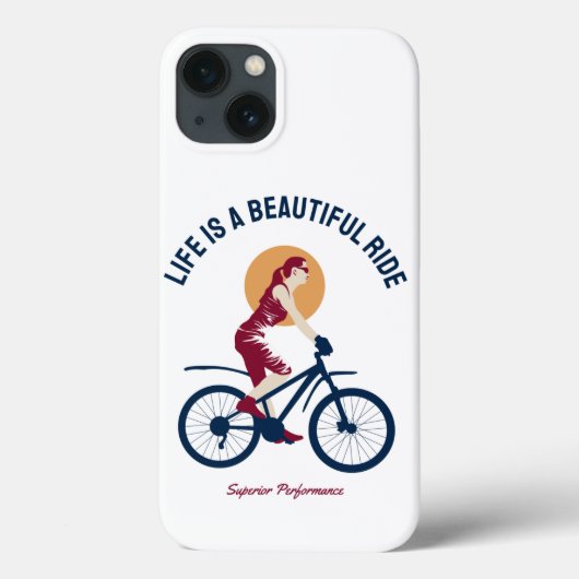Classy Rider - Het leven is een mooie Ride Case-Mate iPhone Case (Achterkant)