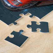 Classy rode en witte auto's, puzzel (Zijkant)