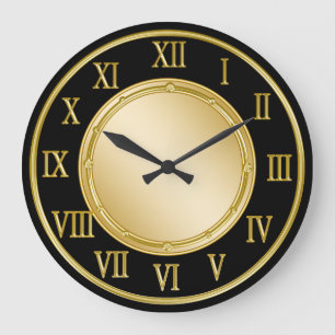 Classy Roman Numeral Kitchen Wall klokken