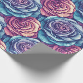 Classy Roos Flower Boho Wrapping Paper Cadeaupapier (Hoek)